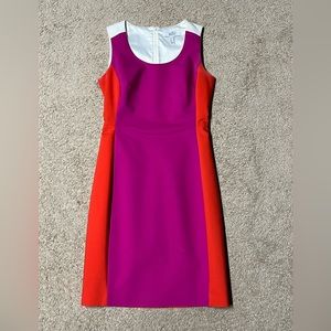 Badgley Mischa multi-colored sleeveless dress. Size 4.